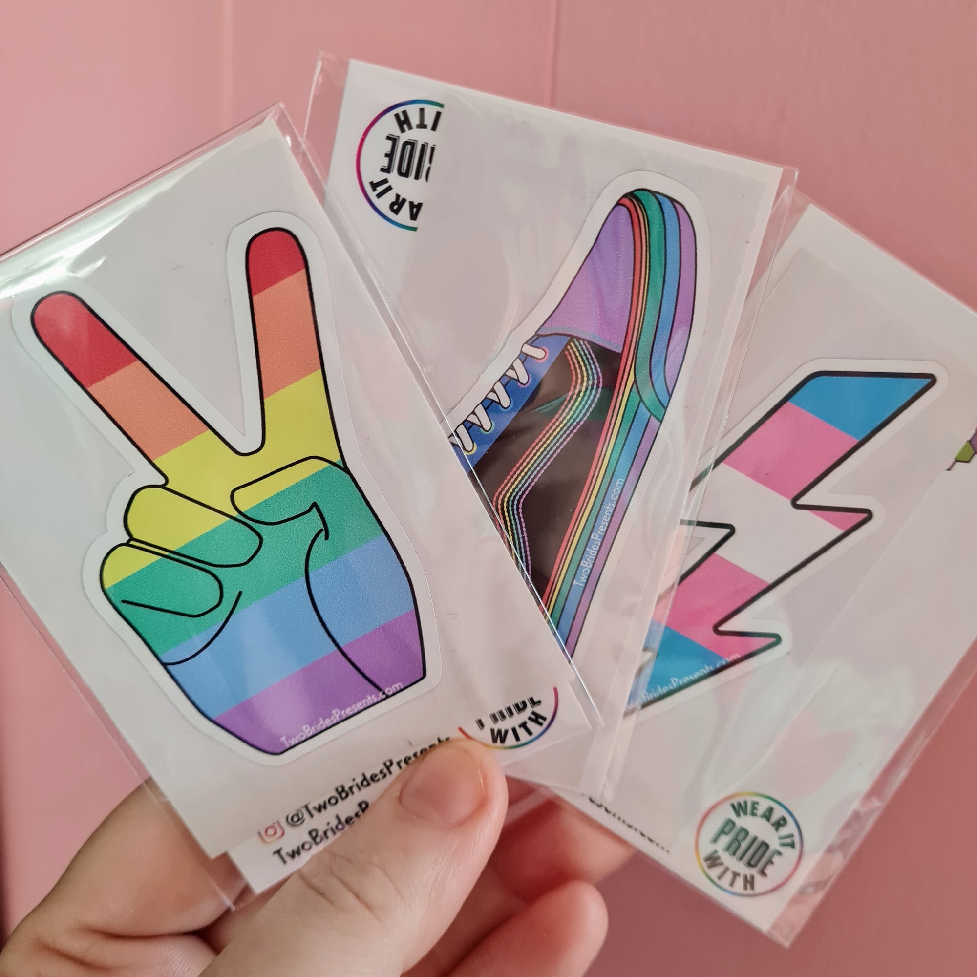 Pride Sticker Two Brides