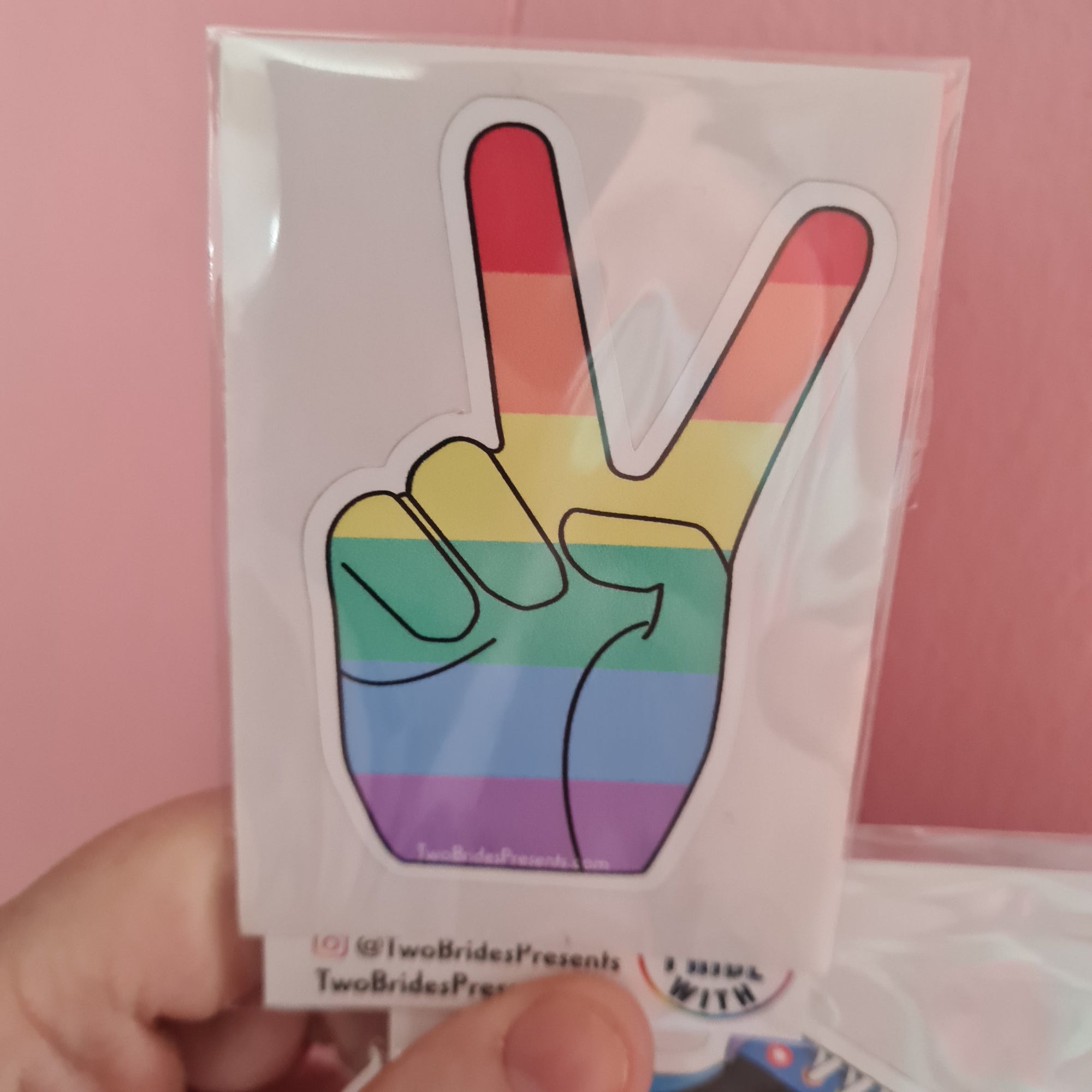Pride Sticker Two Brides