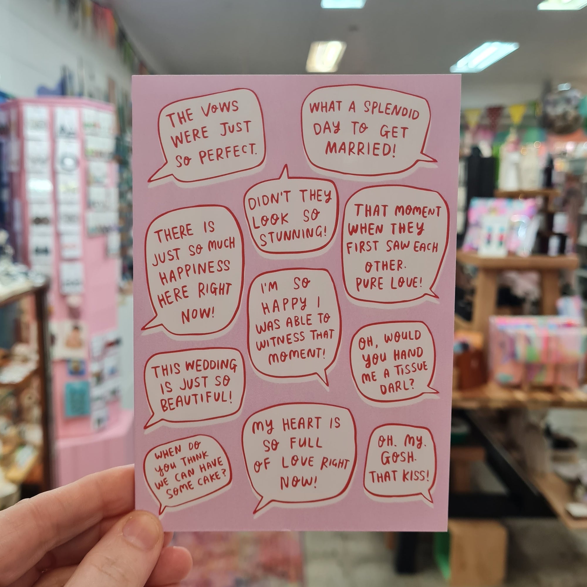 Wedding cards Able and Game style