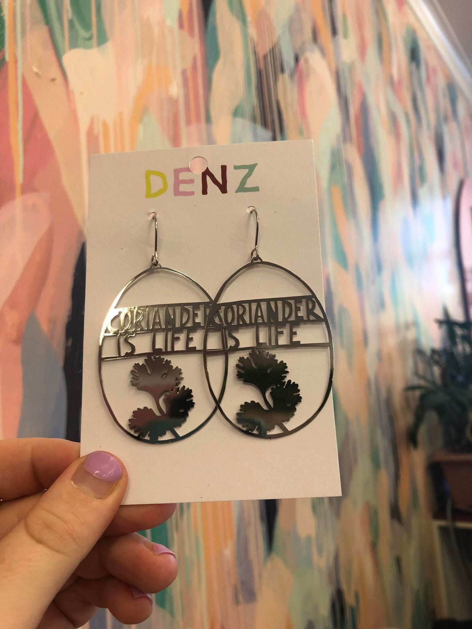 Denz coriander is life silver