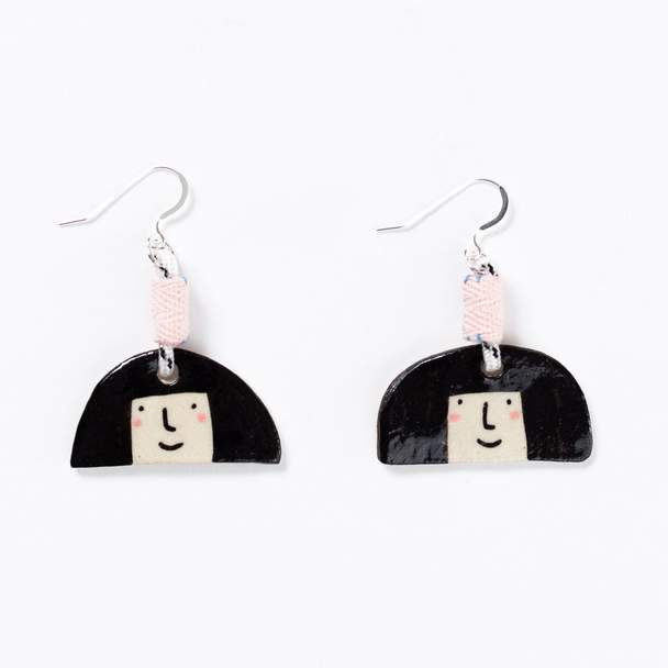 Shuh Creative Drop Earrings - Faces