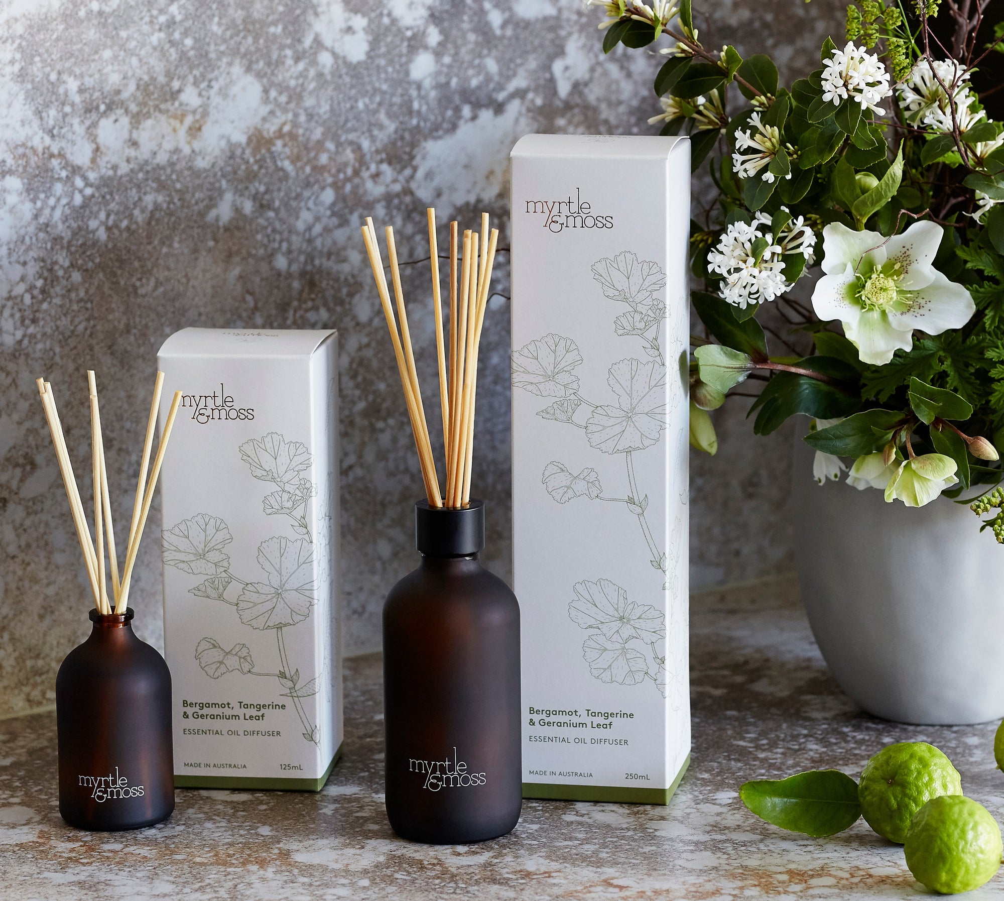 Myrtle and Moss 250ml Diffusers