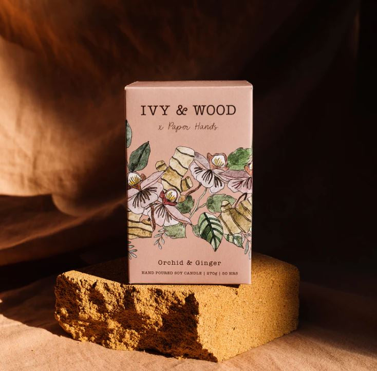 Botanical: Orchid & Ginger Scented Candle