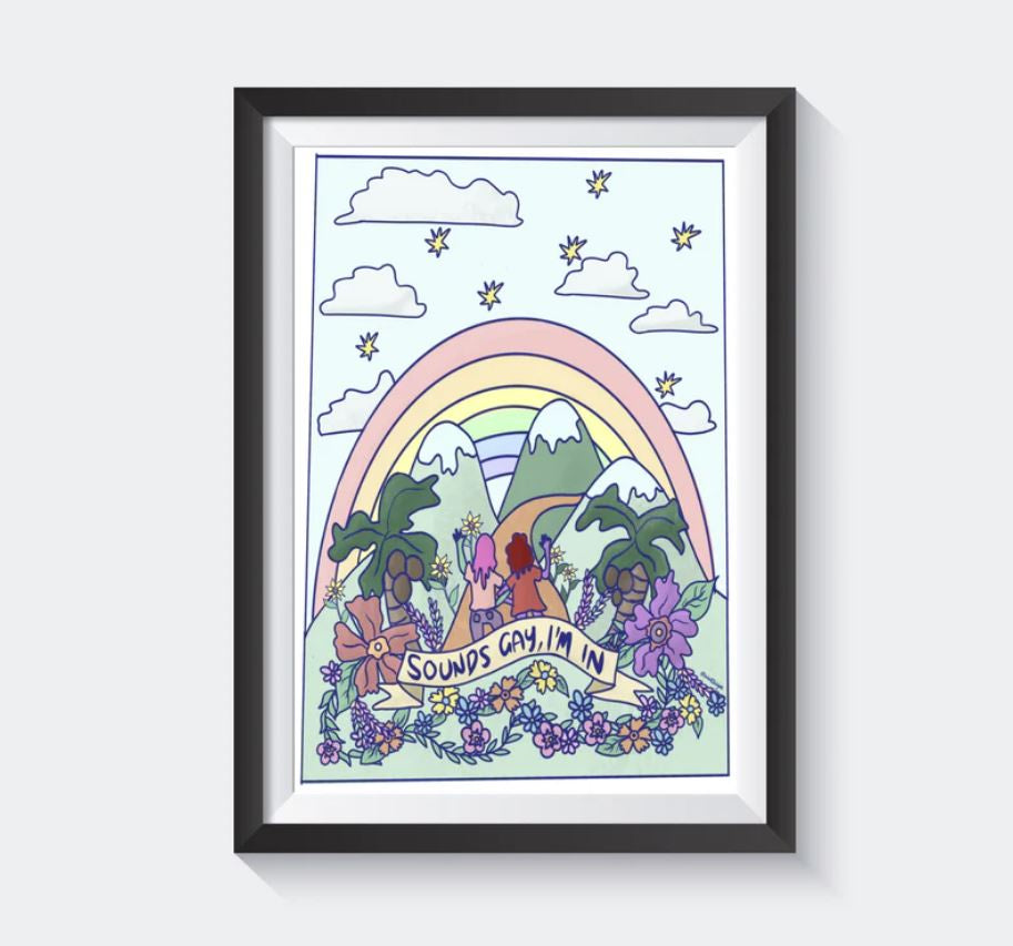 Sounds Gay I’m in print A4