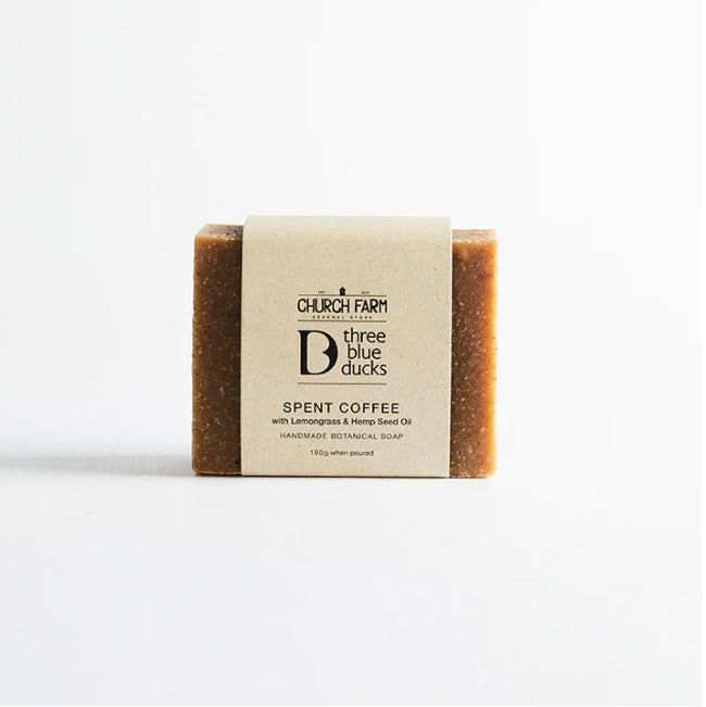 Spent Coffee with Lemongrass & Hemp Seed Oil Soap