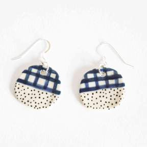 Shuh Creative Drop Earrings - Halfy Round