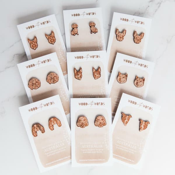 Wooden Dog Studs
