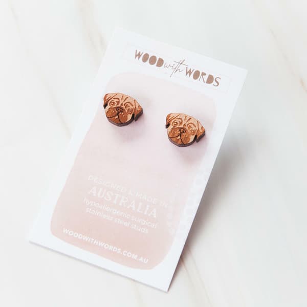 Wooden Dog Studs