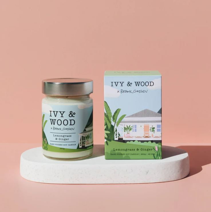 Paradiso: Lemongrass & Ginger Scented Candle