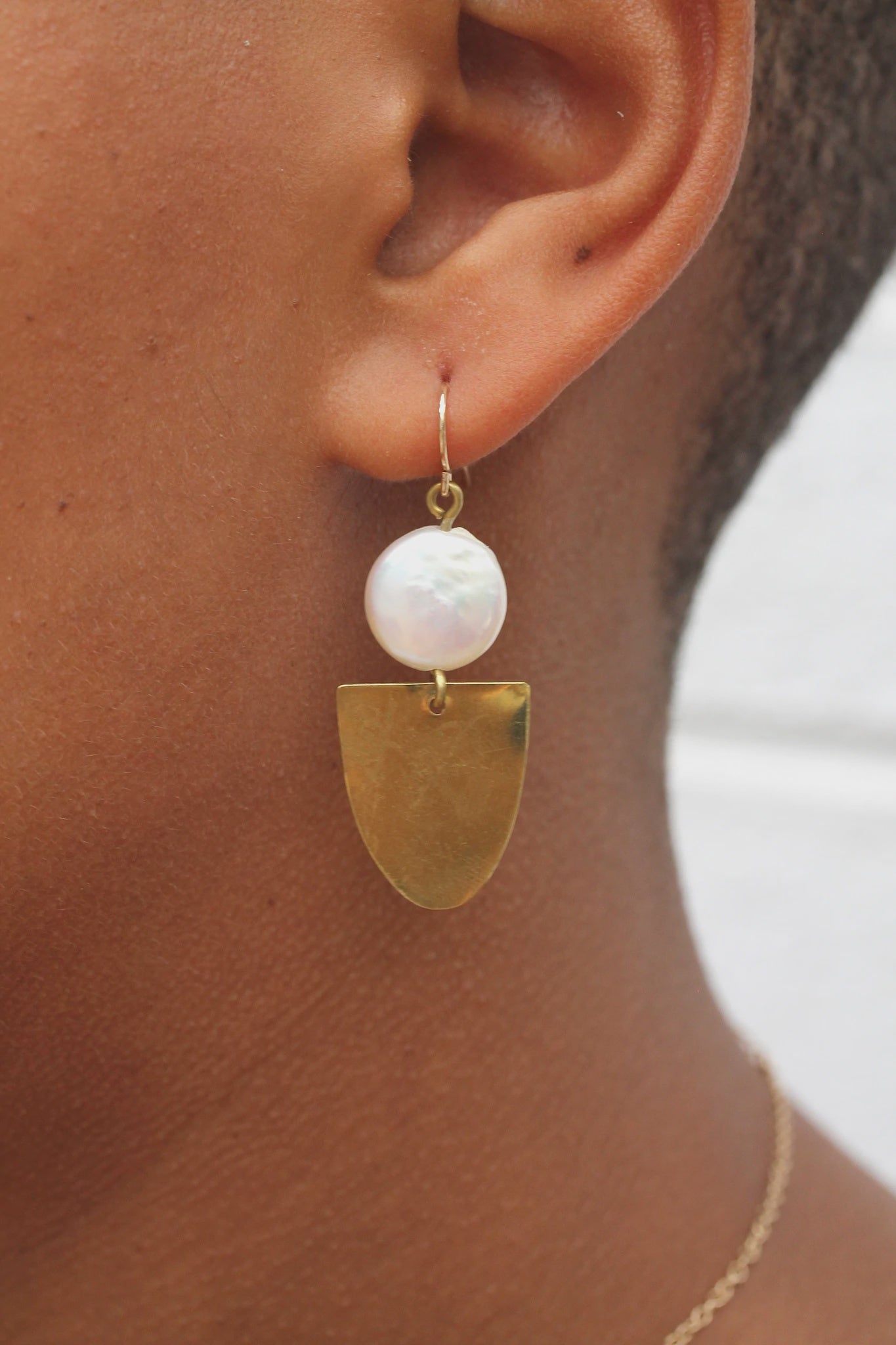 Mini Ballroom Earrings Pearl