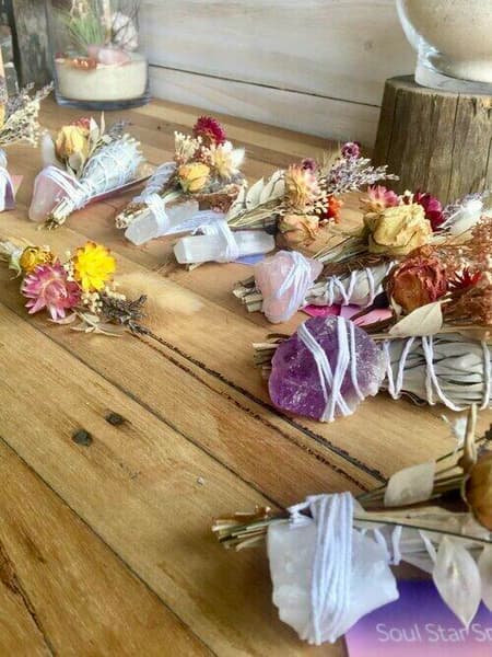 Sage Stick Dried Flower Keepsake Posy