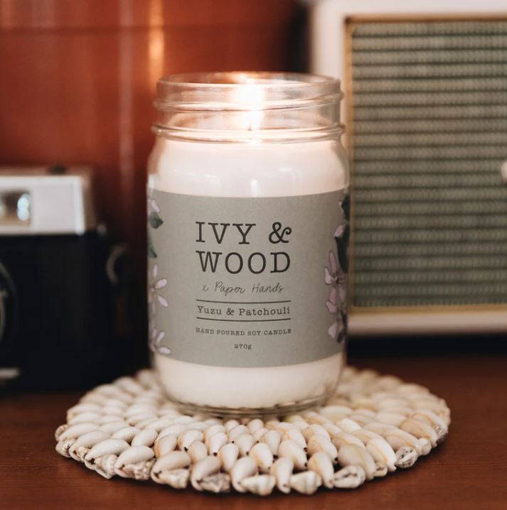 Botanical: Yuzu & Patchouli Scented Candle