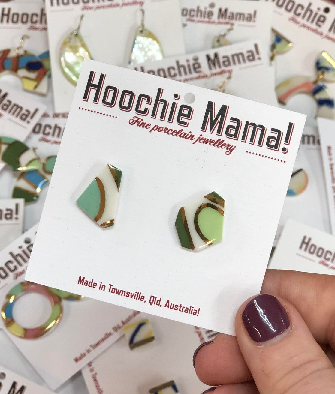Hoochie Mama Ceramic Earrings