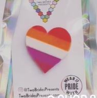 Two Brides Pride Pins