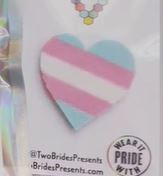 Two Brides Pride Pins
