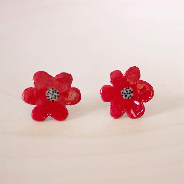 Shuh Creative Stud Earrings - Flower
